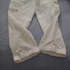 Chico's white cropped pants